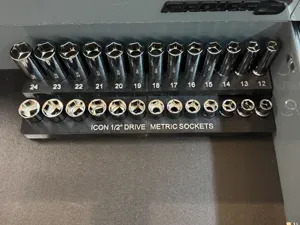 Harbor Freight Icon 1/2 Drive Metric Organizer