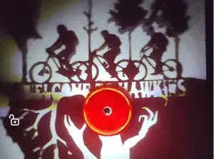 Stranger Things Lampara proyeccion de sombra