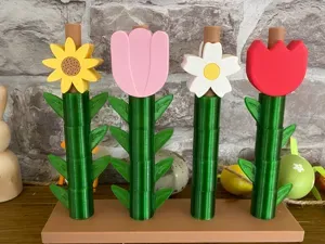 Bloemen rijgen