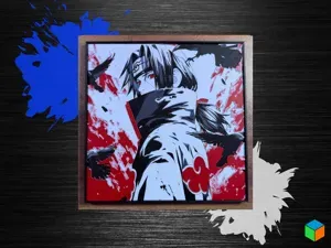 Itachi Uchiha — HueForge Wall Art | Naruto