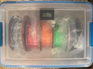 Hygrometer Holder for Sterilite Storage Bin Lid
