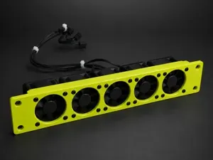 10" Rack 1U reinforced 40mm fan panel