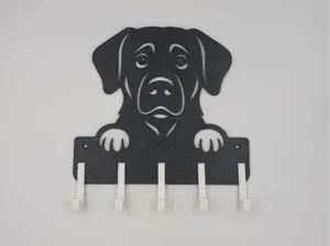 Dog Leash & Collar Holder, Rhodesian Ridgeback