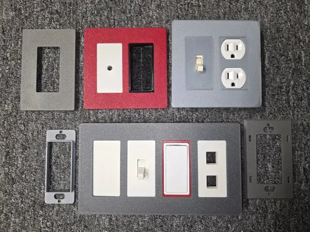 Modular Screwless Wall outlet switch cover plates — Фото 4 из 10