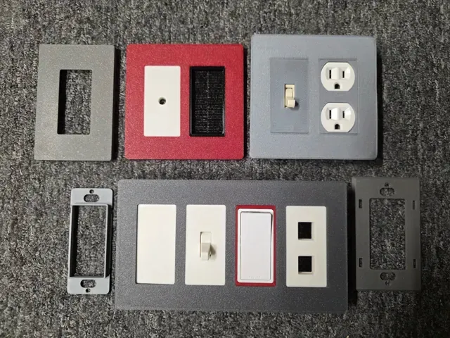 Modular Screwless Wall outlet switch cover plates — Фото 6 из 10