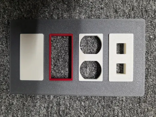 Modular Screwless Wall outlet switch cover plates — Фото 7 из 10