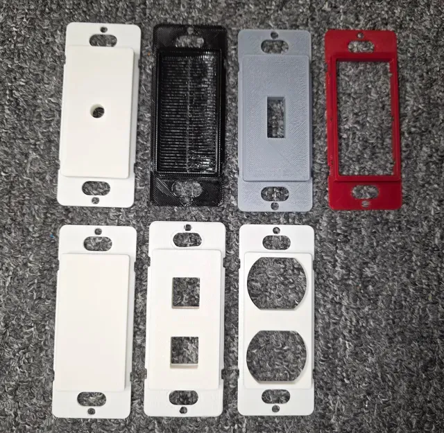 Modular Screwless Wall outlet switch cover plates — Фото 9 из 10