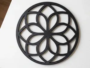 Elegant Geometric Mandala - Wall Art & Coaster
