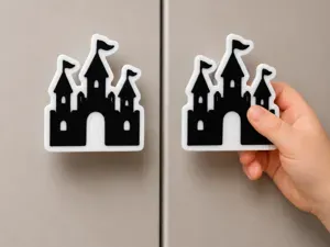 Fairy tale Cabinet Knobs for Kids – castle