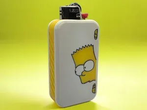 Bart Peeking Bic Sleeve - The Simpsons
