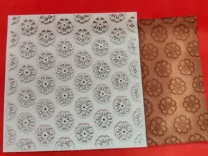 Leather Stamp – Daisy Pattern