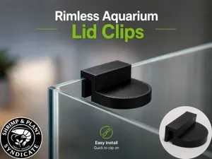 Rimless Aquarium Lid Clips