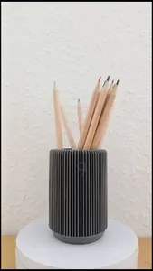 Pencil holder with numbers