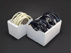 Gridfinity Organizer For Large Cables
