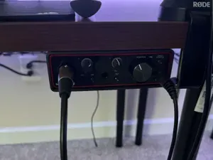 Under desk mount for focusrite scarlett solo