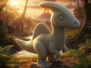 Parasmile – Dino crêté tout en douceur