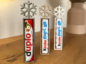 Duplo & Kinderriegel Halter Schneeflocke