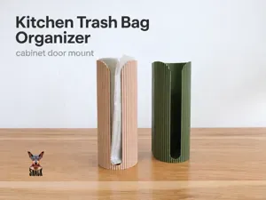 Trash Bag Roll Dispenser | Cabinet Door Mount
