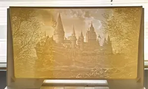 Hogwarts Castle Lithophane