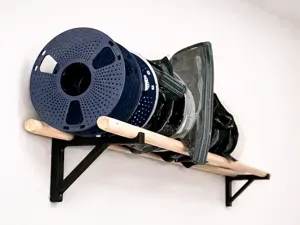 Wall-Mounted Filament Shelf