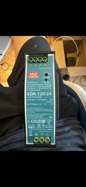 EDR-120-24 MEANWELL power supply case, 1 PRINT — Image 7 of 10