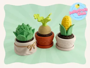 Potted Veggie Clickers