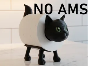Funny Cat Toilet Paper Suport Holder - No AMS