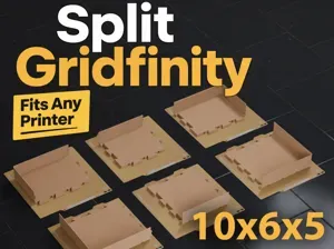 A1 Mini Gridfinity 10x6 Bin 5U Dovetail Split Fit