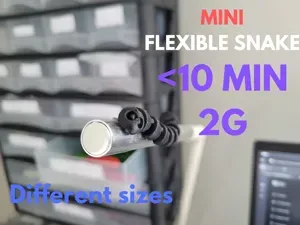 Mini Articulated Fidget Snake Keychain FAST PRINT