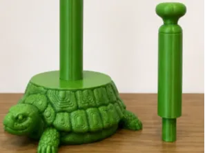 Realistic Turtle Paper Towel Holder