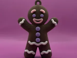 Gingerbread Man Christmas Ornament