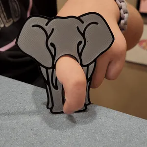 Elephant Trunk Finger Puppet