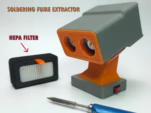 Soldering Fume Extractor With Hepa Filter