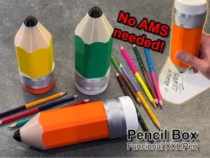 Pencil Box - functional XXL pen - no AMS needed