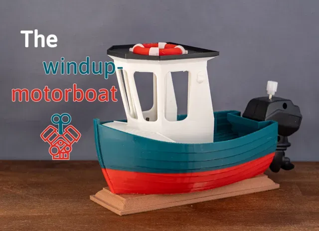Boat Model 010 - The windup-motor boat