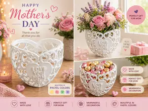 Heart Basket for Mom – Mother’s Day Decoration