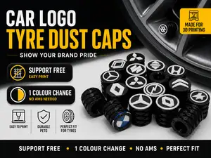 Car Logo Tyre Valve Caps Collection | 30+ Brands!