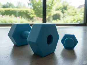 Sand-Fillable Hex Dumbbell - Customizable Weight