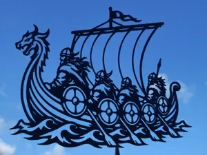 Viking Longship Wall Art