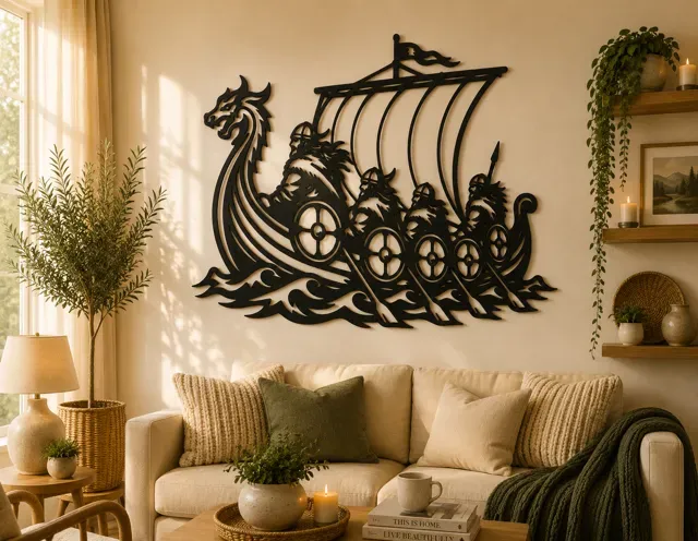 Viking Longship Wall Art — Фото 3 из 3