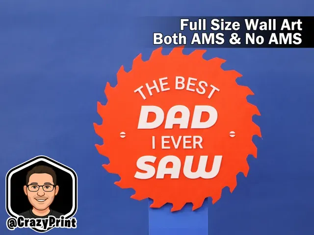 Best Dad I Saw! Wall art/ Sign for Dad - No AMS — Фото 2 из 5
