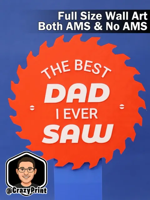 Best Dad I Saw! Wall art/ Sign for Dad - No AMS — Фото 3 из 5