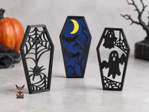 Halloween Coffin Decor | 3 Spooky Designs