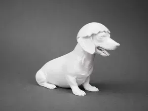 Easter Egg Shell Dachshund, Sausage Dog