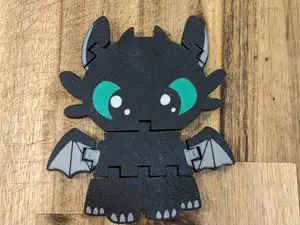 Toothless Dragon Flexi – Articulated Fidget