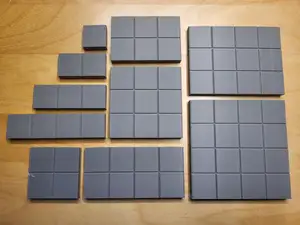 Modular Magnetic Dungeon Tile (Stoneplate Texture)