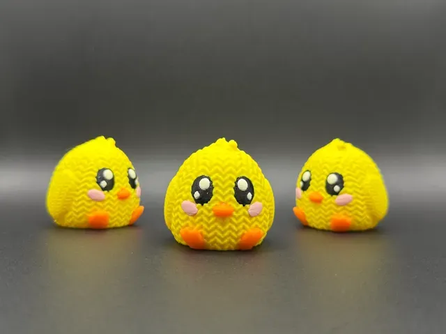 Knitted Chubby Chick
