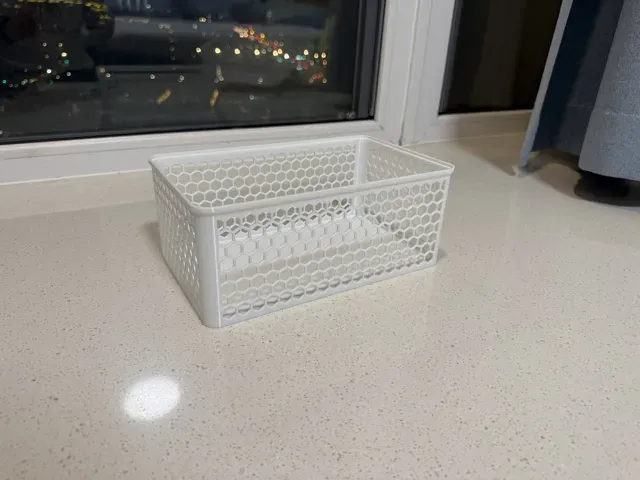 镂空可堆叠收纳盒尺寸25*15*10cm 厚度2mm 省料 — Фото 2 из 4