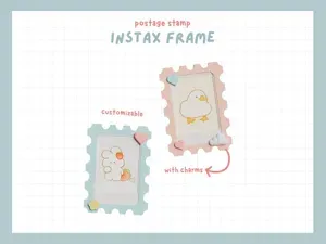 Cute Instax Photo Frame with Mini Charms