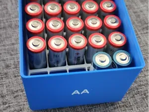 Full Battery Kit Holder - AA, AAA, C, D, etc